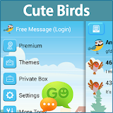 GO SMS Cute Birds Theme icon