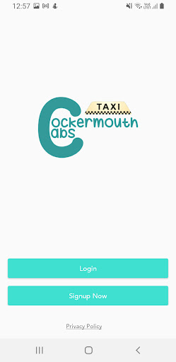 Android application Cockermouth Cabs Cumbria screenshort