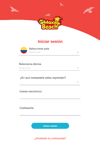Android application Restaurant screenshort