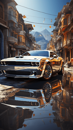DODGE Challenger Wallpapers 8K Screen 3