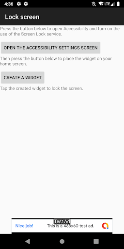 Android application Lock Screen screenshort
