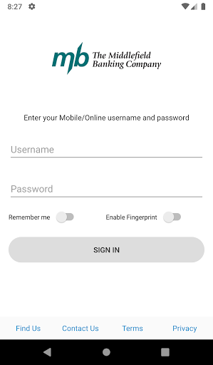 Android application MB Card Secure screenshort
