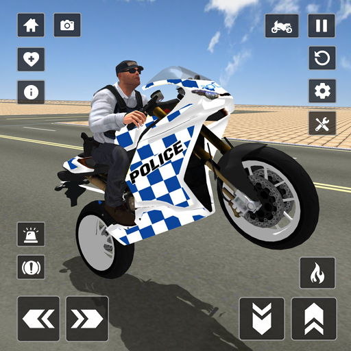 Police Stunt Bike Simulator logo