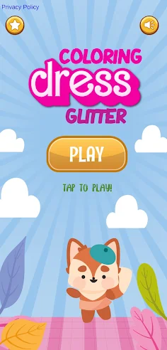 Dress Fashion Coloring Glitter - Screenshot 4