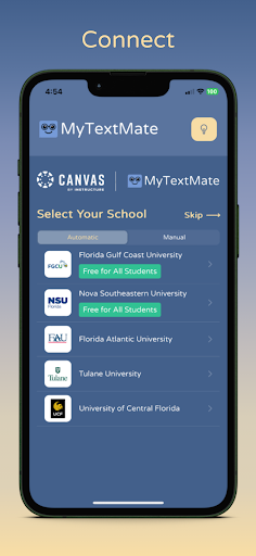 Android application MyTextMate screenshort