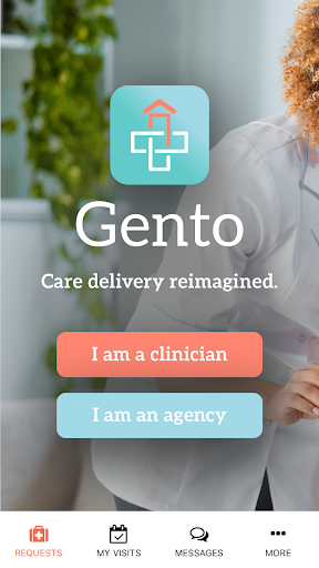 Android application Gento: Clinicians Marketplace screenshort
