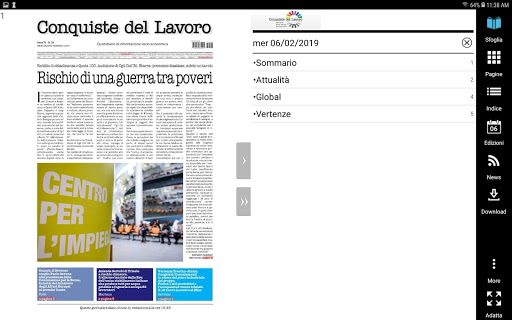 Conquiste del Lavoro Screen 2