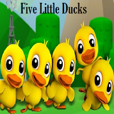 Five Little Ducks Kids Poem icon