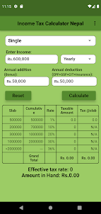 Income Tax Calculator Nepal