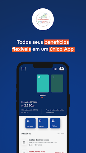 Android application Pitiguari Multibeneficios screenshort