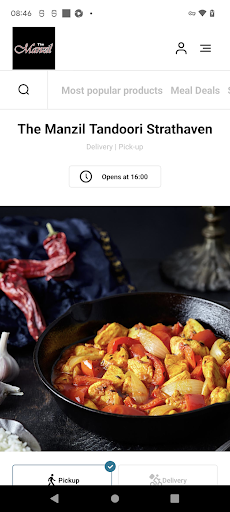 Android application The Manzil Tandoori Strathaven screenshort