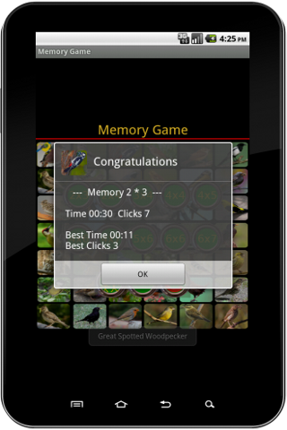 True Birds Memory Game screenshot 3