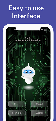 Android application ZeroAI AI detector & rewriter screenshort