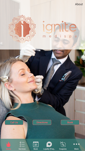 Android application Ignite Medispa screenshort