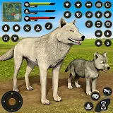 Wild Wolf Simulator 3D Games icon