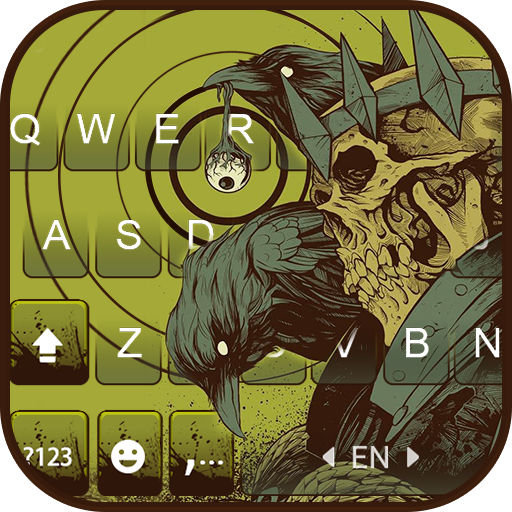 Raven Skull Throne Keyboard Ba logo
