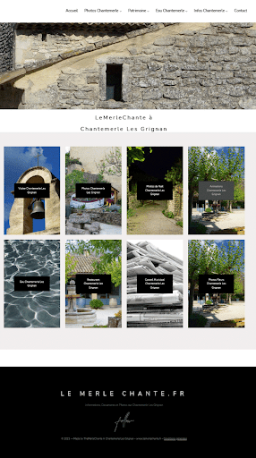 Android application LeMerleChante screenshort