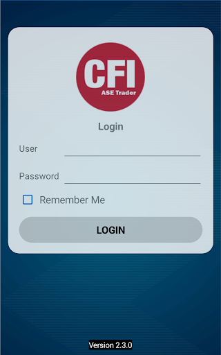 CFI ASE Trader Screen 2