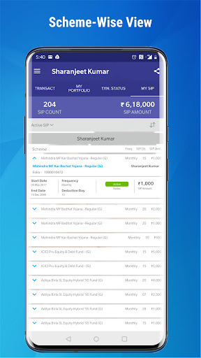 Finkartz MF Client Screen 3