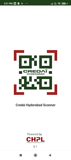 Android application Scanner Credai Hyderabad screenshort