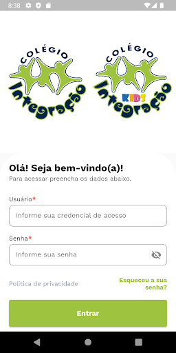 Android application COLÉGIO INTEGRAÇÃO - SJRP screenshort