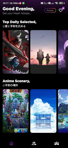 Android application Anime Wallpapers HD screenshort