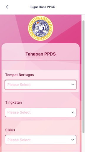 myPPDS Screen 2