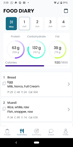 NuStrength - Tracker Screen 3