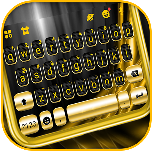 Black Gold Luxury Keyboard The 1.0 Icon