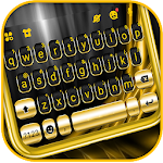 Cover Image of Baixar Tema de teclado de luxo ouro preto 6.0.1110_8 APK