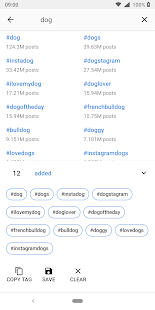 HashTags Screenshot