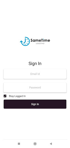 SameTime Merchant App Screen 2