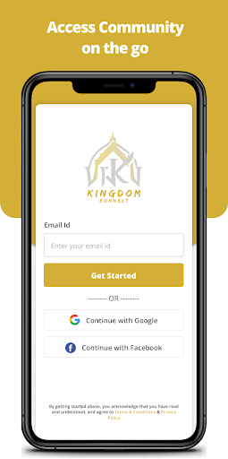 Android application Kingdom Konnect screenshort