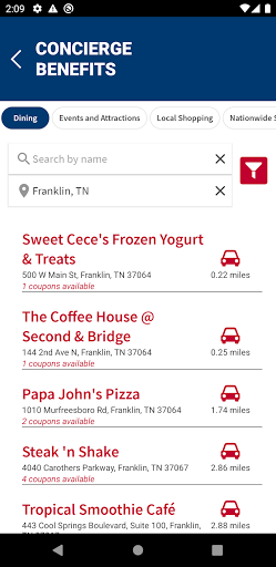 First Benefits Screen 3