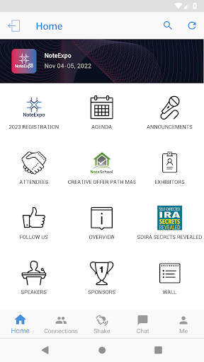 NoteExpo Event Guide Screen 3
