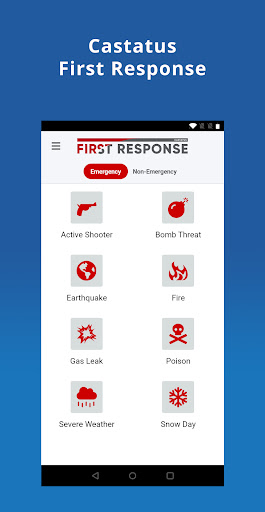 Android application Castatus First Response screenshort