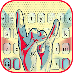 Cover Image of 下载 Rock And Roll Keyboard Theme  APK