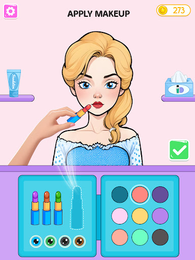 DIY Nhãn dán Trò chơi mặc búp Mod Không Quảng Cáo