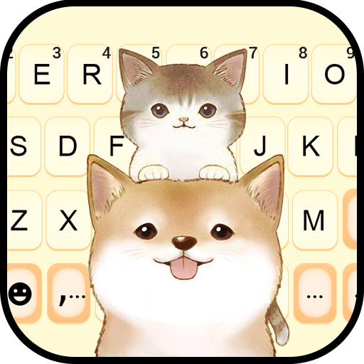Adorable Akita Kitty Keyboard logo