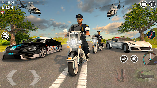 Us Police Bike Cop Sim 3d Game screenshot 3