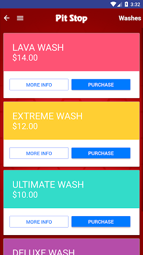 Pit Stop Car Wash Screen 3