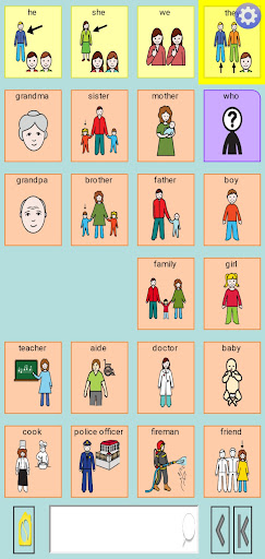 PiCom AAC Picture Communicator Screen 2