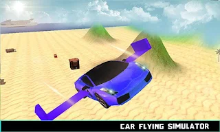Flying Car Racing Simulator 3D - Screenshot 2