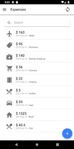 My Finances Screen 2