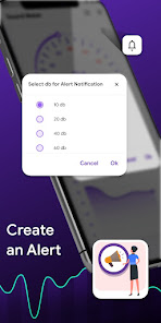 Sound meter- measures decibels