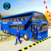 US Police Bus Mountain Driving Simulator
