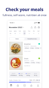 Captura de Pantalla 3 Mealligram: Daily Food Tracker android