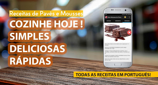 Android application Receitas de Pavês e Mousses screenshort
