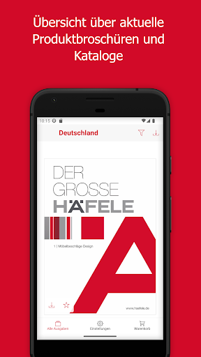 Android application Häfele Catalogue screenshort