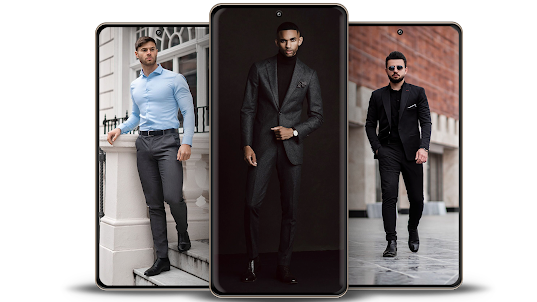 Men Style Dress Photo Suit